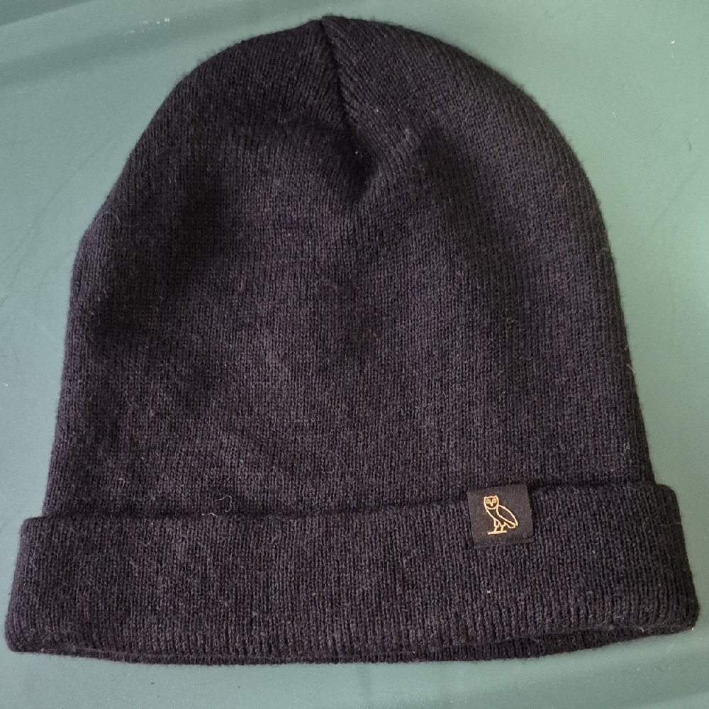 OVO Black Knit Beanie